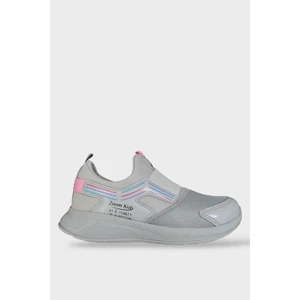 Çocuk Lastikli Spor Ayakkabı Gri-Pembe