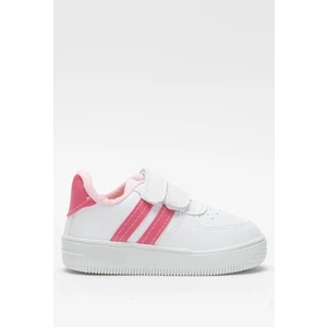 Çocuk Sneaker Spor Ayakkabı Beyaz - Fuşya
