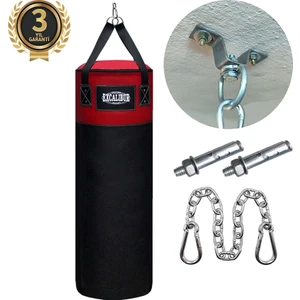 Sunstar 120 x 35 Boks Kum Torbası Kırmızı Siyah