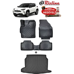 Toyota Yaris Cross 2022 Sonrası Havuzlu Paspas ve ALT KADEME Bagaj Havuzu Seti
