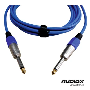 Audıox Omega Series 6.3 mm Mono Jak Kablo | Gitar – Amfi – Klavye Bağlantı Kablosu | Enstrüman Kablosu
