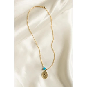 Burgulu Zincir Ş Harfi Kolye