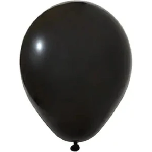 20 Adet 12 Inç 30 cm Pastel Siyah Balon Doğum Günü Süsleme