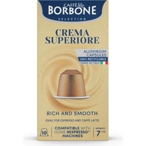 Caffe Borbone Crema Superiore  Nespresso Makine Uyumlu Alüminyum Kapsül 10