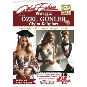 Güler Erkan Provasız Özel Günler Giyim Kalıbı NO:113 Yeni