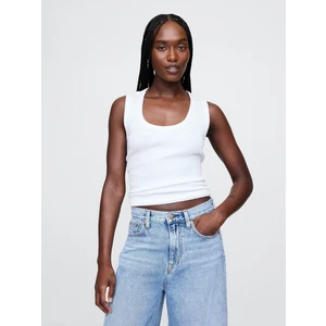 Kadın Beyaz Fitilli Halter Yaka Atlet