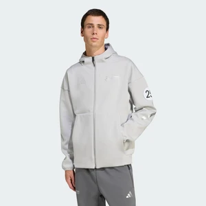 Adidas Performance JW3473 Mercedes - AMG Petronas Formula One Team Silver Arrows Full-Zip Hood