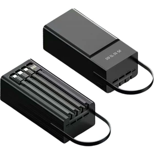 4 Çıkış 100.000 Mah Dijital Göstergeli Taşınabilir Powerbank 100 Bin Mah 33W Turbo Şarj Pd Giriş