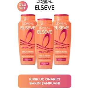 L'Oreal Paris 3'lü Elseve Dream Long Kırık Uç Onarıcı Şampuan 300ml