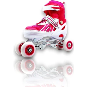 Çocuk Pateni Alıştırma Pateni 2+2 , 2+1 Ayarlanabilir Teker ve Numaralı Başlangıç Pateni (34-37)