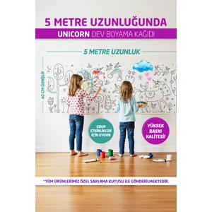 Unicorn Ormanı Boyama Kağıdı