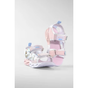 332.F25Y.179 Legendy Filet Işıklı Phylon Beyaz Kız Çocuk Sandalet