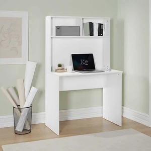 adore mobilya White Raflı Çalışma Masası-Mat Beyaz 90X148X52 cm (Gxyxd)
