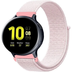 Samsung Galaxy Watch Active 2 40MM / 44MM Akıllı Saat Uyumlu Spor Kumaş Desenli Cırt Cırtlı Kordon Kayış