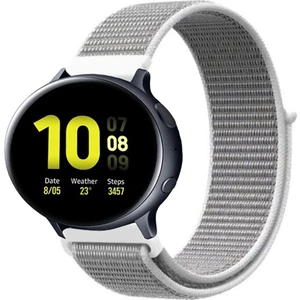 Samsung Galaxy Watch Active 2 40MM / 44MM Akıllı Saat Uyumlu Spor Kumaş Desenli Cırt Cırtlı Kordon Kayış