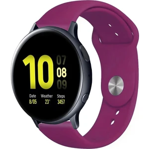 Samsung Galaxy Watch Active 2 40MM / 44MM Akıllı Saat Uyumlu Spor Silikon Kordon