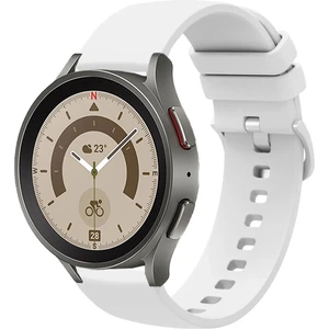 Samsung Galaxy Watch 4 5 5pro 6 7 FE 40mm ve 44mm ile Uyumlu Kordon Jel Silikon Tokalı Kayış