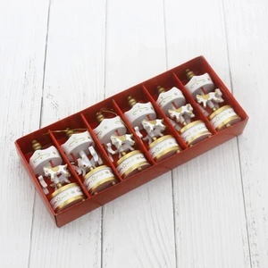 Dekoratif 6'li Beyaz Mini Atlı Karınca