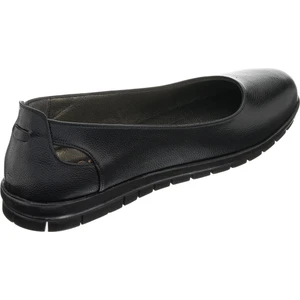 Costo Shoes 41,42,43,44 Numaralarda 18545 Siyah Deri Büyük Numara Babet