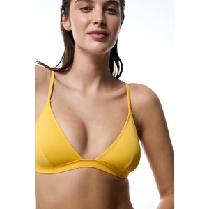 Sarı Maggie Üçgen Bikini Üstü