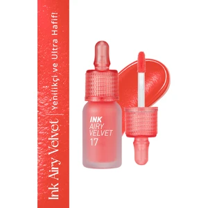 Uzun Süre Kalıcı Hafif Formüllü Kadife Bitişli Tint PERIPERA Ink Airy Velvet(17Attached Orange Pink)