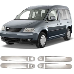 Volkswagen Caddy Uyumlu 2004-2010 Krom Kapı Kolu 4 Kapı Paslanmaz Çelik