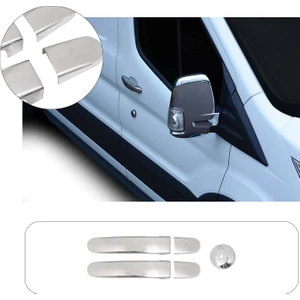 Ford Transit Krom Kapı Kolu 2 Kapı 4 Parça P.çelik 2014 > 2018