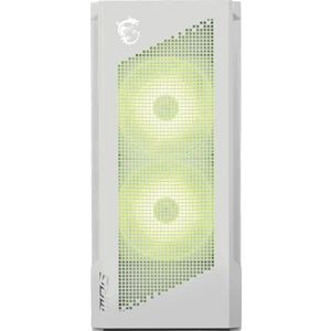 Msı Mpg Velox 300R Aırflow Pz Whıte Temperli Cam 2 x 120MM Argb 1xx 120 mm Fan E-Atx Gaming Bilgisayar Kasası