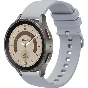 Samsung Galaxy Watch 4 5 5pro 6 7 FE 40mm ve 44mm ile Uyumlu Kordon Jel Silikon Tokalı Kayış
