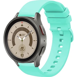 Samsung Galaxy Watch 4 5 5pro 6 7 FE 40mm ve 44mm ile Uyumlu Kordon Jel Silikon Tokalı Kayış