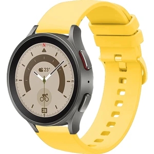 Samsung Galaxy Watch 4 5 5pro 6 7 FE 40mm ve 44mm ile Uyumlu Kordon Jel Silikon Tokalı Kayış