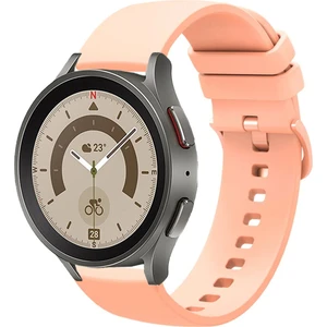 Samsung Galaxy Watch 4 5 5pro 6 7 FE 40mm ve 44mm ile Uyumlu Kordon Jel Silikon Tokalı Kayış