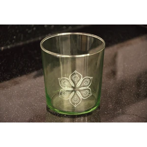 4'lü Paşabahçe Boho Desen Bardak 4 Lü Set Yeşil