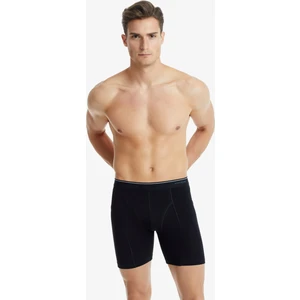 Erkek Retro Pamuk Elastan Boxer 9216 - Siyah