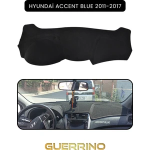 Hyundai Accent Blue 2011-2017TORPİDO Koruma Halısı Siyah Kenar