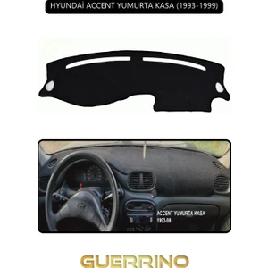 Hyundai Accent Yumurta Kasa 1993-1999TORPİDO Koruma Halısı Siyah Kenar