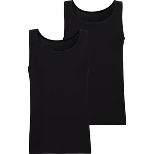 BLACKSPADE 9678 ERKEK TENDER COTTON 2 Lİ SİYAH ATLET