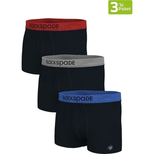 BLACKSPADE 9471 ERKEK MODERN BASİCS 3 LÜ SİYAH-306 BOXER