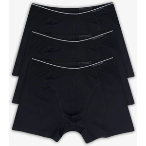 BLACKSPADE 9673 ERKEK TENDER COTTON 3 LÜ SİYAH BOXER