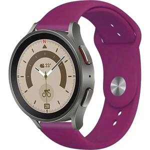 Samsung Galaxy Watch 4 5 5pro 6 7 FE 40mm ve 44mm ile Uyumlu Kordon Yumuşak Dokulu Silikon Kayış