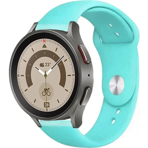 Samsung Galaxy Watch 4 5 5pro 6 7 FE 40mm ve 44mm ile Uyumlu Kordon Yumuşak Dokulu Silikon Kayış