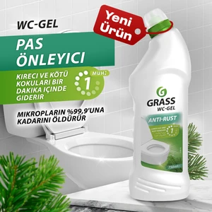 Wc- Gel Konsantre - Kireç & Sarı Leke Çözücü - Ekonomik Kullanım - Hoş Kokulu - 750 ml