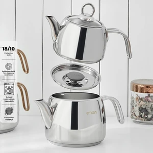 Soft Midi İndüksiyon Tabanlı Çaydanlık Takımı 1.00 - 1.8 LT