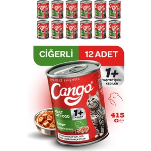 Yetişkin Yaş Kedi Maması Ciğerli 415GR 12LI