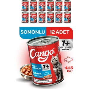 Yetişkin Yaş Kedi Maması Somonlu 415GR 12LI