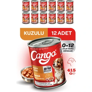 Yavru Yaş Köpek Maması Kuzu Etli 415GR 12LI