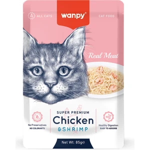 Pouch Tavuklu & Karidesli Yaş Kedi Maması 85 gr