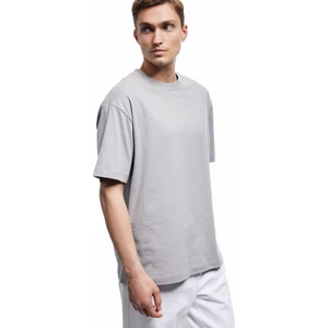 Kısa Kollu Pamuklu Bisiklet Yaka Basic Oversize Tişört