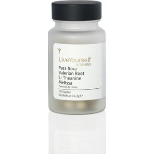 Live Yourself Passiflora Valerian Root L-Theanine Melissa 30 Kapsül