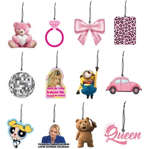 Bymeyla 12 Adet En Çok Sevilen Oto Kokuları ve Araba Aksesuarları